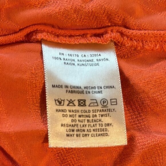 Anthropologie Maeve Bretta Tank Top Orange Size Small - Picture 4 of 5